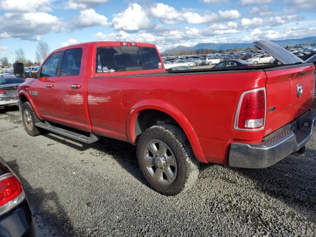 3C6UR5KL3FG557511 - 2015 RAM 2500 LARAMIE RED photo 2