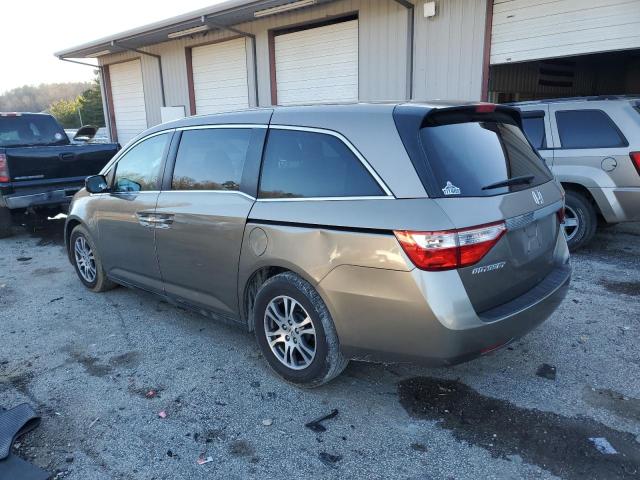 5FNRL5H49CB089124 - 2012 HONDA ODYSSEY EX GRAY photo 2