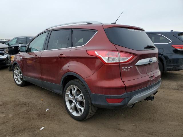 1FMCU9J90EUD95120 - 2014 FORD ESCAPE TITANIUM RED photo 2