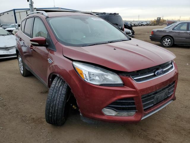 1FMCU9J90EUD95120 - 2014 FORD ESCAPE TITANIUM RED photo 4