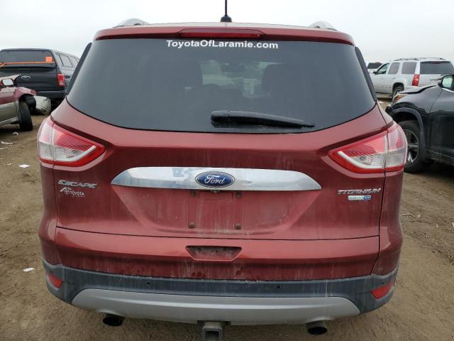 1FMCU9J90EUD95120 - 2014 FORD ESCAPE TITANIUM RED photo 6