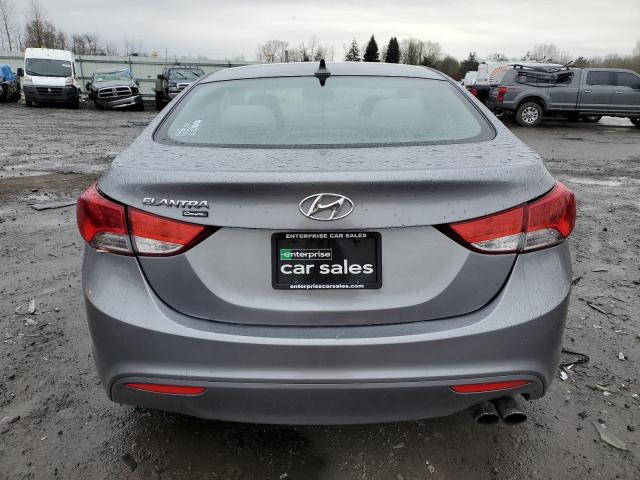 KMHDH6AE6DU013787 - 2013 HYUNDAI ELANTRA CO GS SILVER photo 6