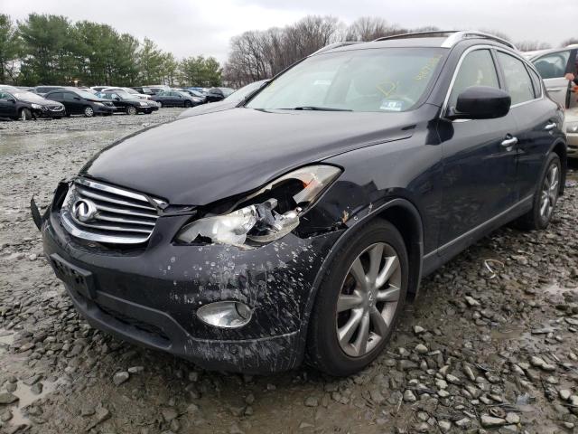 JN1AJ0HRXCM453174 - 2012 INFINITI EX35 BASE შავი ფოტო 2