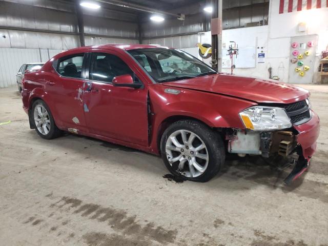 1C3CDZBGXDN594612 - 2013 DODGE AVENGER R/T RED photo 4