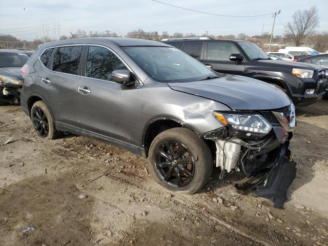 5N1AT2MK7EC794936 - 2014 NISSAN ROGUE S GRAY photo 4