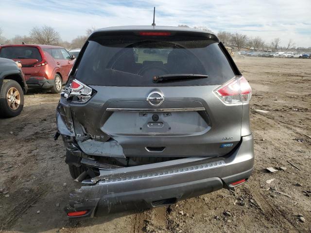 5N1AT2MK7EC794936 - 2014 NISSAN ROGUE S GRAY photo 6