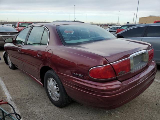 1G4HP54K314155154 - 2001 BUICK LESABRE CUSTOM BURGUNDY photo 2