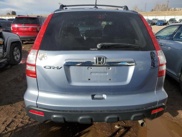 JHLRE48777C004446 - 2007 HONDA CR-V EXL BLUE photo 6