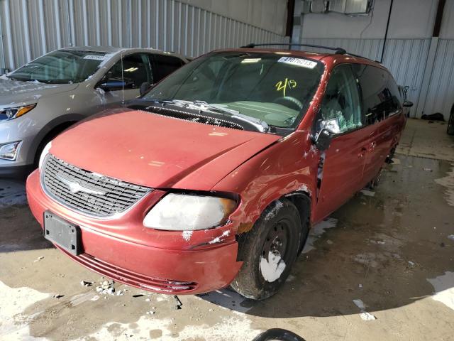 2C4GP44R44R610103 - 2004 CHRYSLER TOWN & COU LX RED photo 1