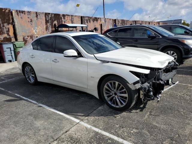 JN1EV7AP7KM542979 - 2019 INFINITI Q50 LUXE WHITE photo 4