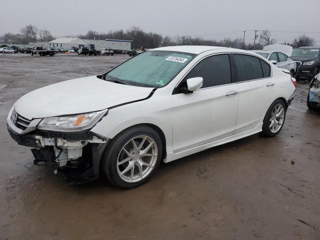 1HGCR2F57EA059910 - 2014 HONDA ACCORD SPORT WHITE photo 1