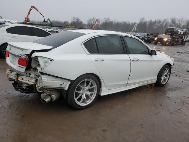 1HGCR2F57EA059910 - 2014 HONDA ACCORD SPORT WHITE photo 3