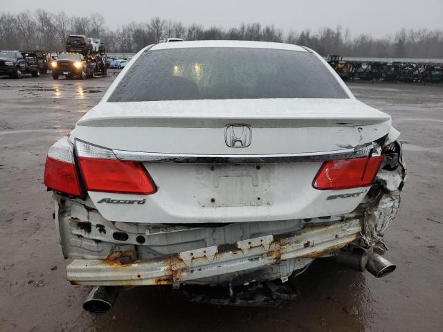 1HGCR2F57EA059910 - 2014 HONDA ACCORD SPORT WHITE photo 6