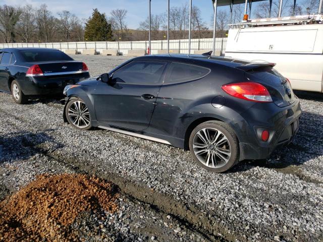 KMHTC6AE6GU252996 - 2016 HYUNDAI VELOSTER TURBO BLACK photo 2