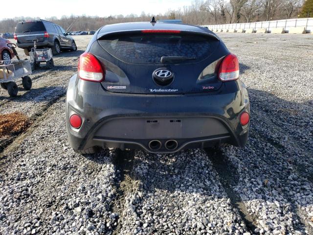 KMHTC6AE6GU252996 - 2016 HYUNDAI VELOSTER TURBO BLACK photo 6