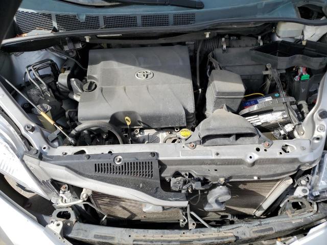 5TDYK3DCXDS292102 - 2013 TOYOTA SIENNA XLE SILVER photo 12