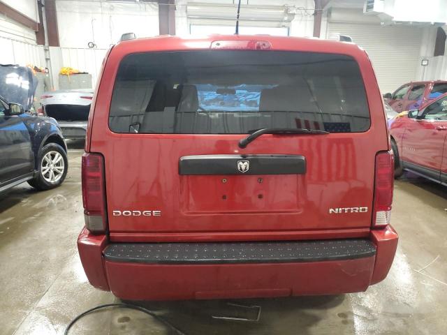 1D8GU28K09W501535 - 2009 DODGE NITRO SE RED photo 6