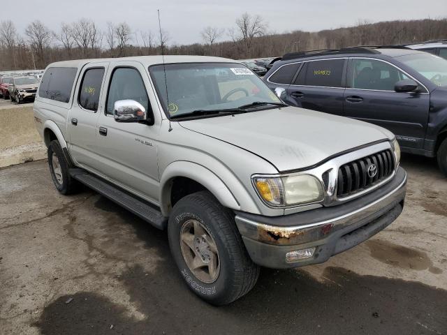 5TEHN72N61Z781825 - 2001 TOYOTA TACOMA DOUBLE CAB GRAY photo 4