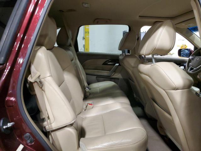 2HNYD2H28CH543681 - 2012 ACURA MDX MAROON photo 10