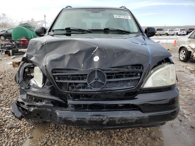 4JGAB54E01A250301 - 2001 MERCEDES-BENZ ML 320 BLACK photo 5