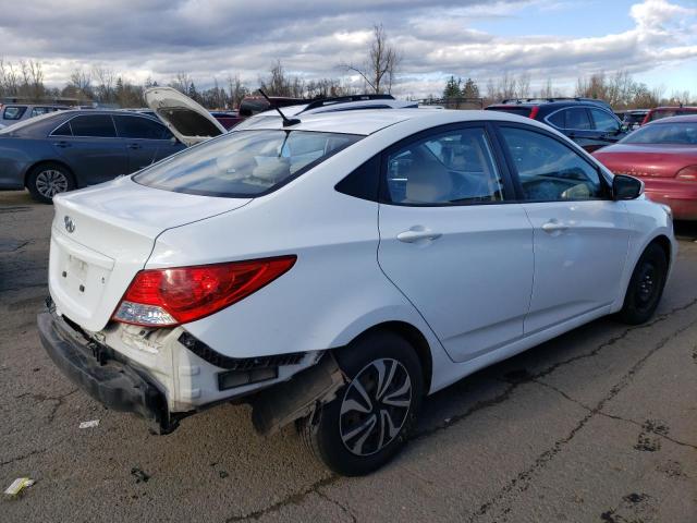 KMHCT4AE0EU620834 - 2014 HYUNDAI ACCENT GLS WHITE photo 3