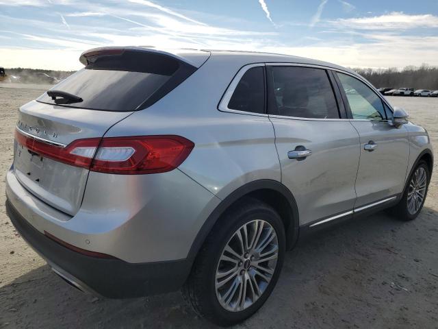 2LMPJ6LR4JBL44729 - 2018 LINCOLN MKX RESERVE SILVER photo 3