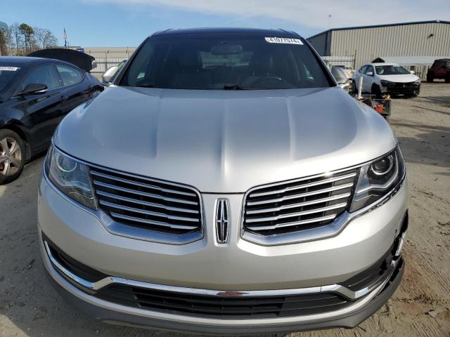 2LMPJ6LR4JBL44729 - 2018 LINCOLN MKX RESERVE SILVER photo 5