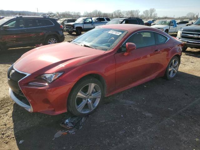 JTHSE5BC7F5000814 - 2015 LEXUS RC 350 RED photo 1