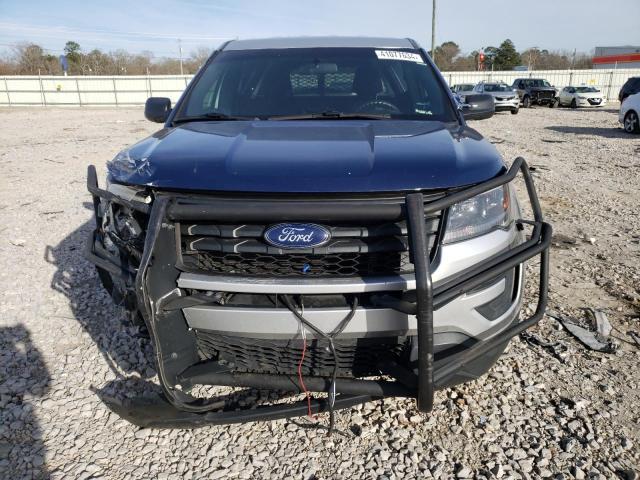 1FM5K8AR4HGE13582 - 2017 FORD EXPLORER POLICE INTERCEPTOR SILVER photo 5