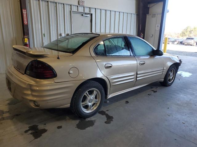 1G2NF52F52C277025 - 2002 PONTIAC GRAND AM SE1 GOLD photo 3