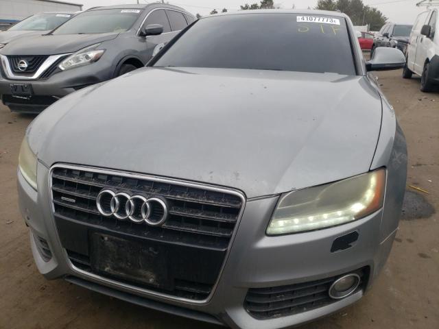 WAUDK78T59A028450 - 2009 AUDI A5 QUATTRO SILVER photo 5