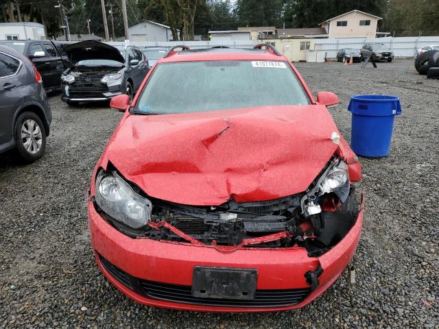 3VWPL7AJ5DM677230 - 2013 VOLKSWAGEN JETTA TDI RED photo 5