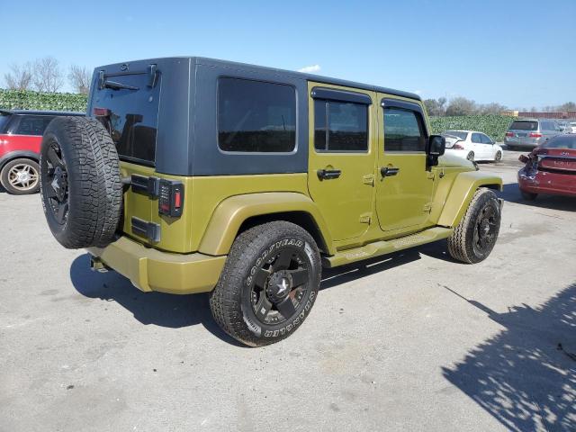 1J4GB59177L123329 - 2007 JEEP WRANGLER J SAHARA GREEN photo 3