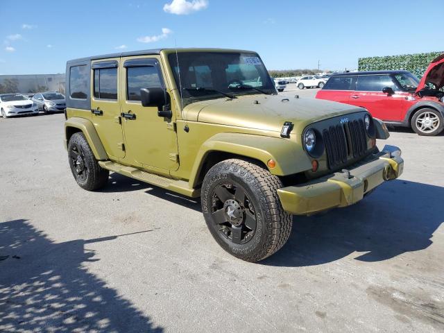 1J4GB59177L123329 - 2007 JEEP WRANGLER J SAHARA GREEN photo 4