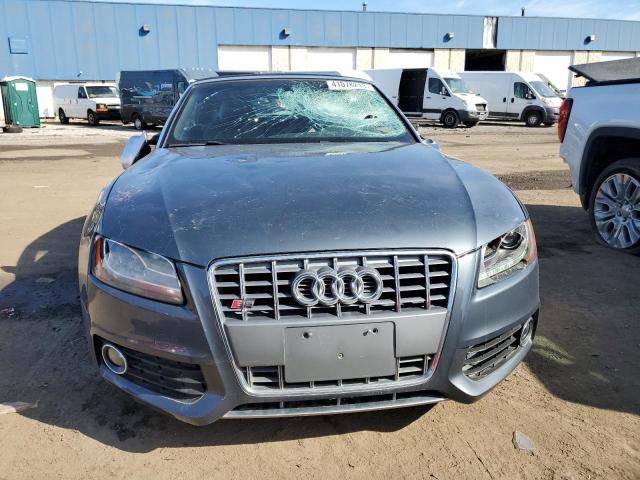 WAUCGAFH6BN003287 - 2011 AUDI S5 PREMIUM PLUS GRAY photo 5