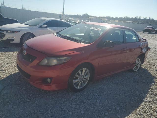 2T1BU4EE9AC447863 - 2010 TOYOTA COROLLA BASE RED photo 1