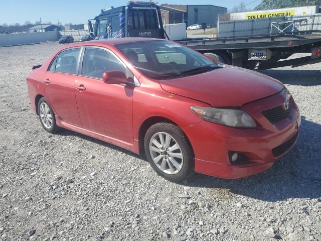 2T1BU4EE9AC447863 - 2010 TOYOTA COROLLA BASE RED photo 4