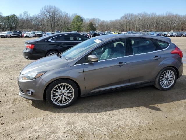 1FADP3N20EL205368 - 2014 FORD FOCUS TITANIUM GRAY photo 1