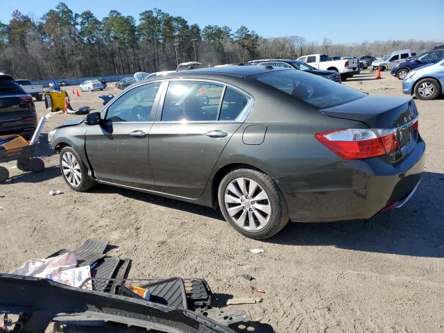 1HGCR2F86DA101105 - 2013 HONDA ACCORD EXL GRAY photo 2