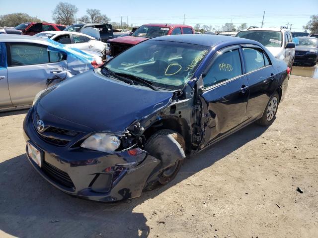2T1BU4EE7DC068817 - 2013 TOYOTA COROLLA BASE BLUE photo 1