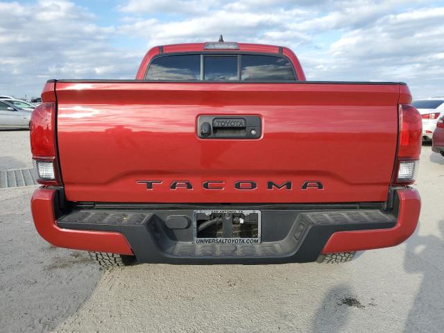 5TFAX5GN9MX188769 - 2021 TOYOTA TACOMA DOUBLE CAB RED photo 6