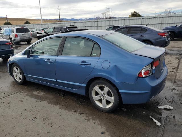 1HGFA16897L104538 - 2007 HONDA CIVIC EX BLUE photo 2