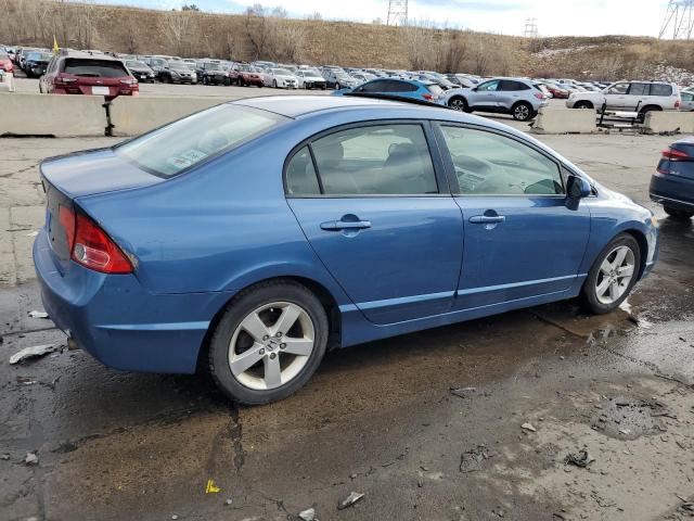 1HGFA16897L104538 - 2007 HONDA CIVIC EX BLUE photo 3