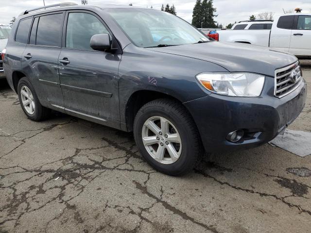 5TDJK3EH8AS012698 - 2010 TOYOTA HIGHLANDER SE GRAY photo 4