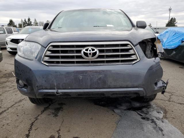 5TDJK3EH8AS012698 - 2010 TOYOTA HIGHLANDER SE GRAY photo 5