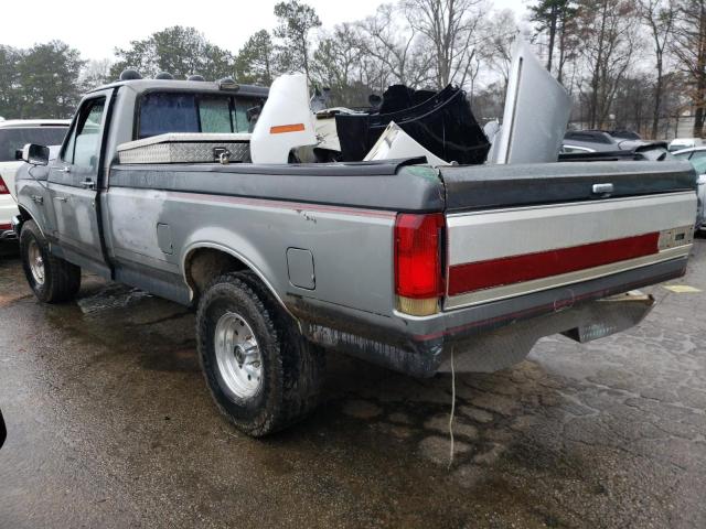 1FTEF14N7JNB01735 - 1988 FORD F150 GRAY photo 2