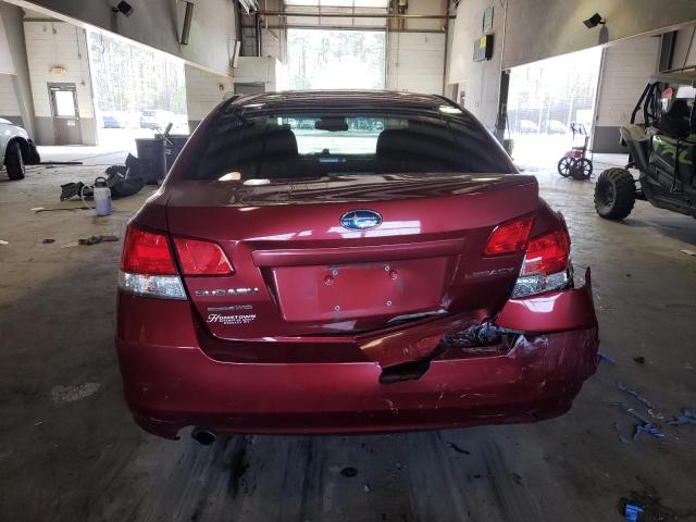 4S3BMCC65D3022143 - 2013 SUBARU LEGACY 2.5I PREMIUM RED photo 6