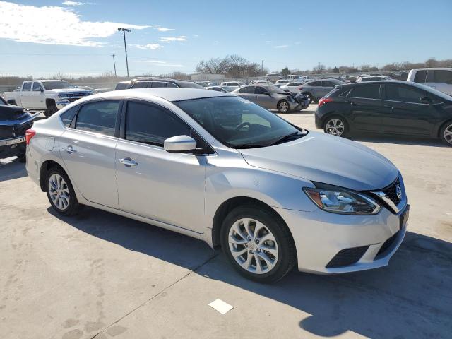 3N1AB7AP2KY424908 - 2019 NISSAN SENTRA S SILVER photo 4