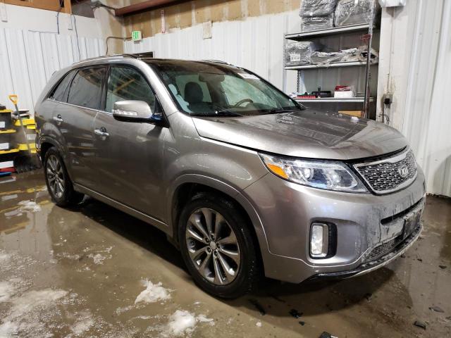 5XYKW4A7XFG568818 - 2015 KIA SORENTO SX GRAY photo 4