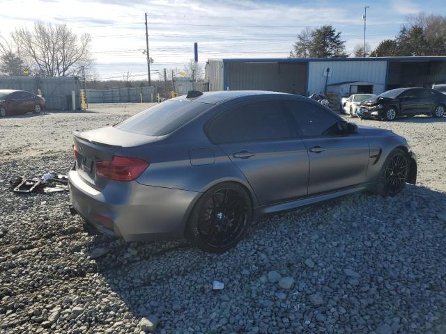 WBS8M9C59H5G84527 - 2017 BMW M3 GRAY photo 3